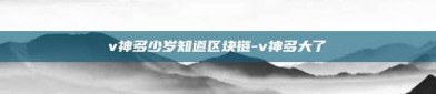 v神多少岁知道区块链-v神多大了