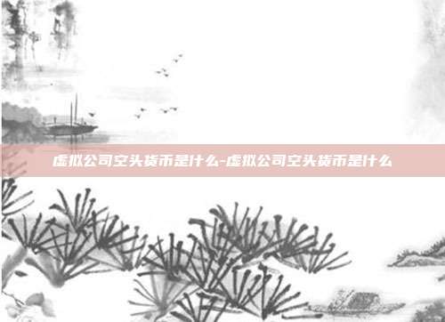 虚拟公司空头货币是什么-虚拟公司空头货币是什么