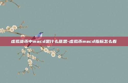 虚拟货币中macd是什么意思-虚拟币macd指标怎么看