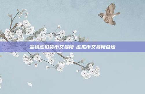 警惕虚拟货币交易所-虚拟币交易所合法