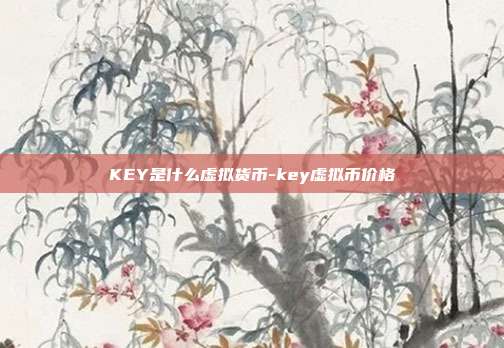 KEY是什么虚拟货币-key虚拟币价格