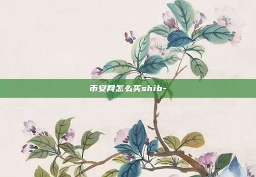 币安网怎么买shib-