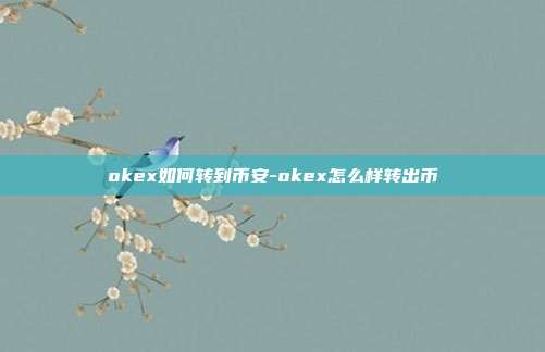 okex如何转到币安-okex怎么样转出币