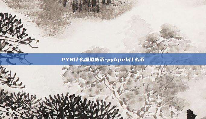 PYB什么虚拟货币-pybjieh什么币