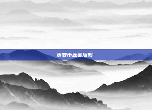 币安币还会涨吗-