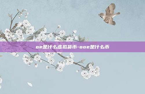 oe是什么虚拟货币-ooe是什么币