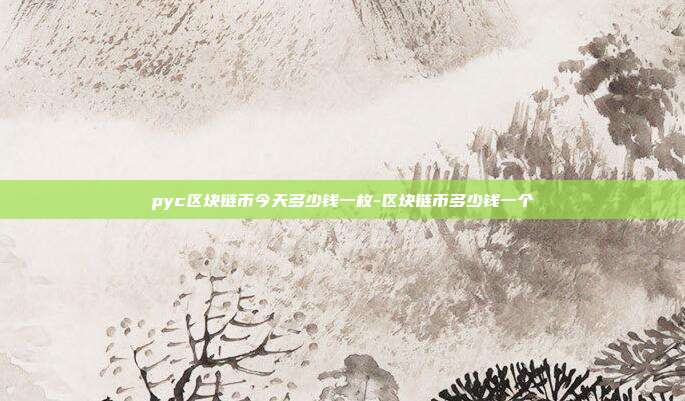 pyc区块链币今天多少钱一枚-区块链币多少钱一个