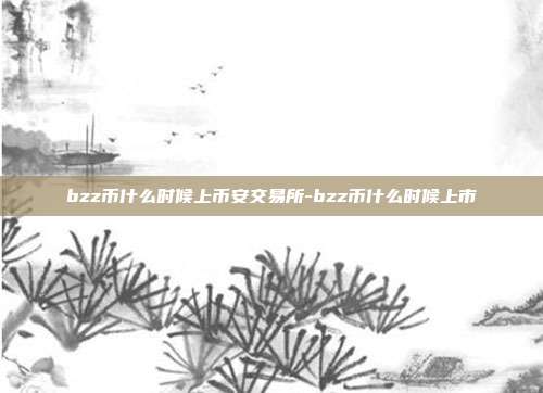 bzz币什么时候上币安交易所-bzz币什么时候上市