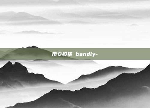 币安投资 bondly-