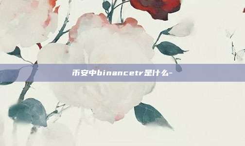 币安中binancetr是什么-