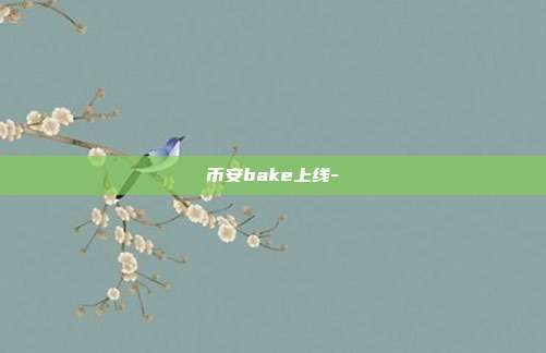 币安bake上线-