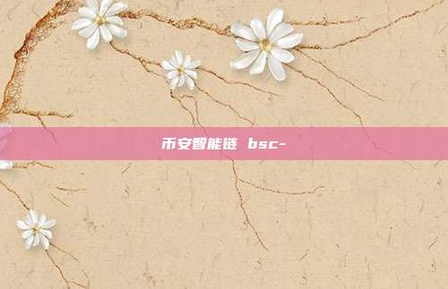 币安智能链 bsc-