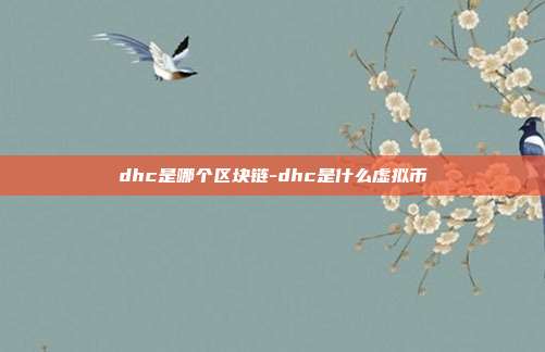 dhc是哪个区块链-dhc是什么虚拟币