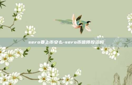 sero要上币安么-sero币值得投资吗