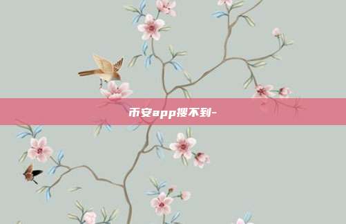 币安app搜不到-