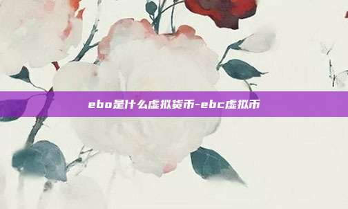 ebo是什么虚拟货币-ebc虚拟币