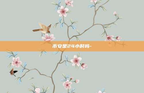 币安是24小时吗-